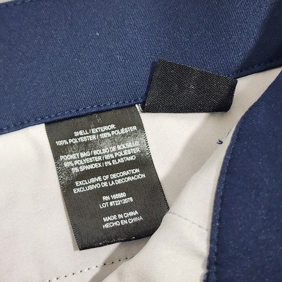 32 Degrees Cool Men's Navy Blue Stretch Performance Pants W38 L30 Golf Casual‎ - Picture 5 of 7